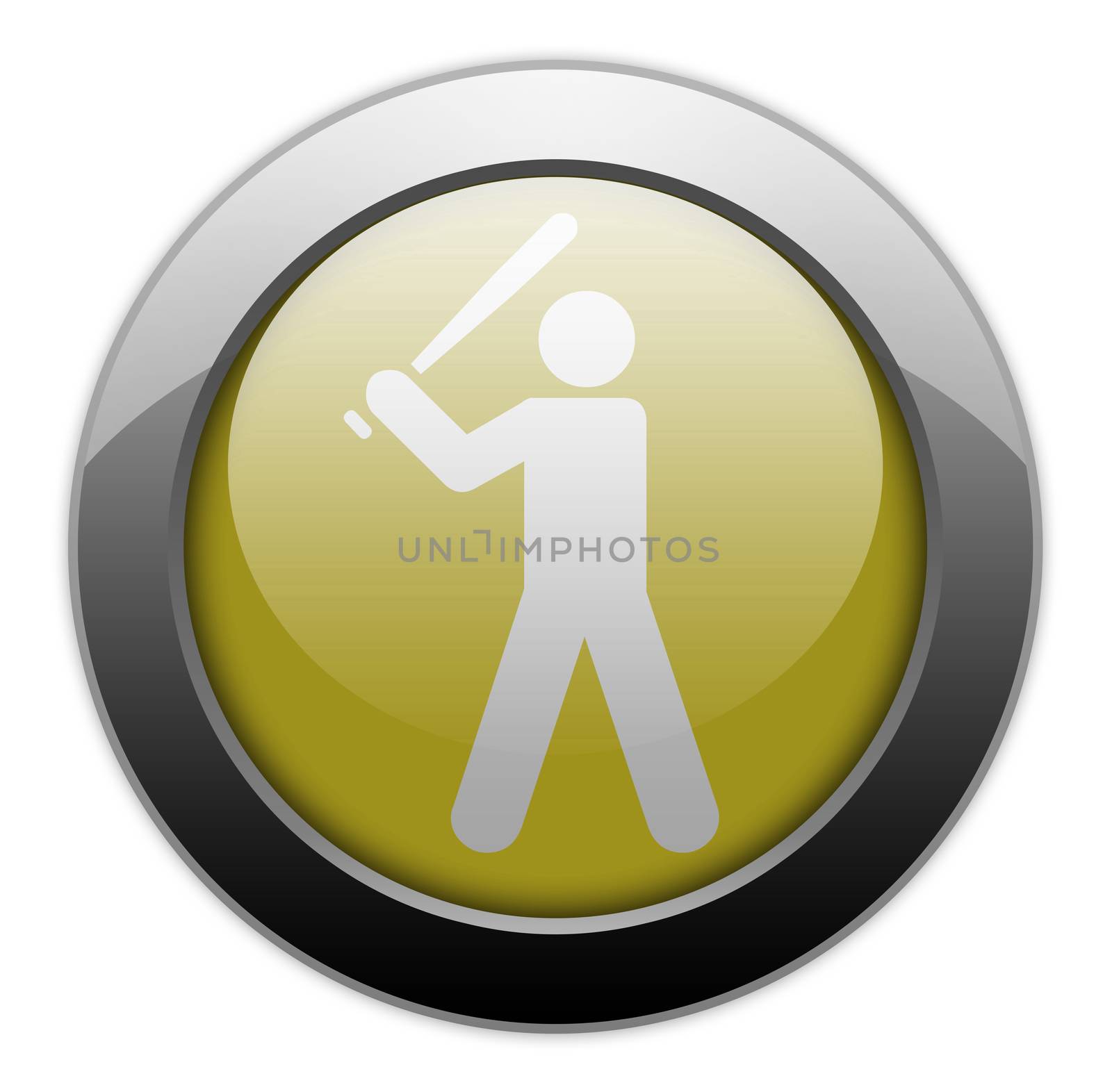 Icon, Button, Pictogram Baseball by mindscanner