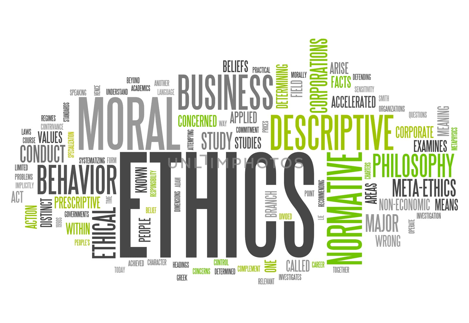 Word Cloud Ethics by mindscanner