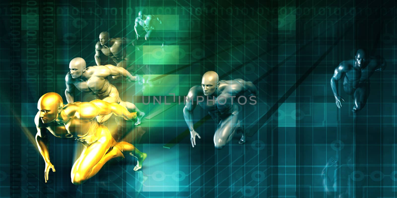 Speed Abstract Background Concept for Racing Art
