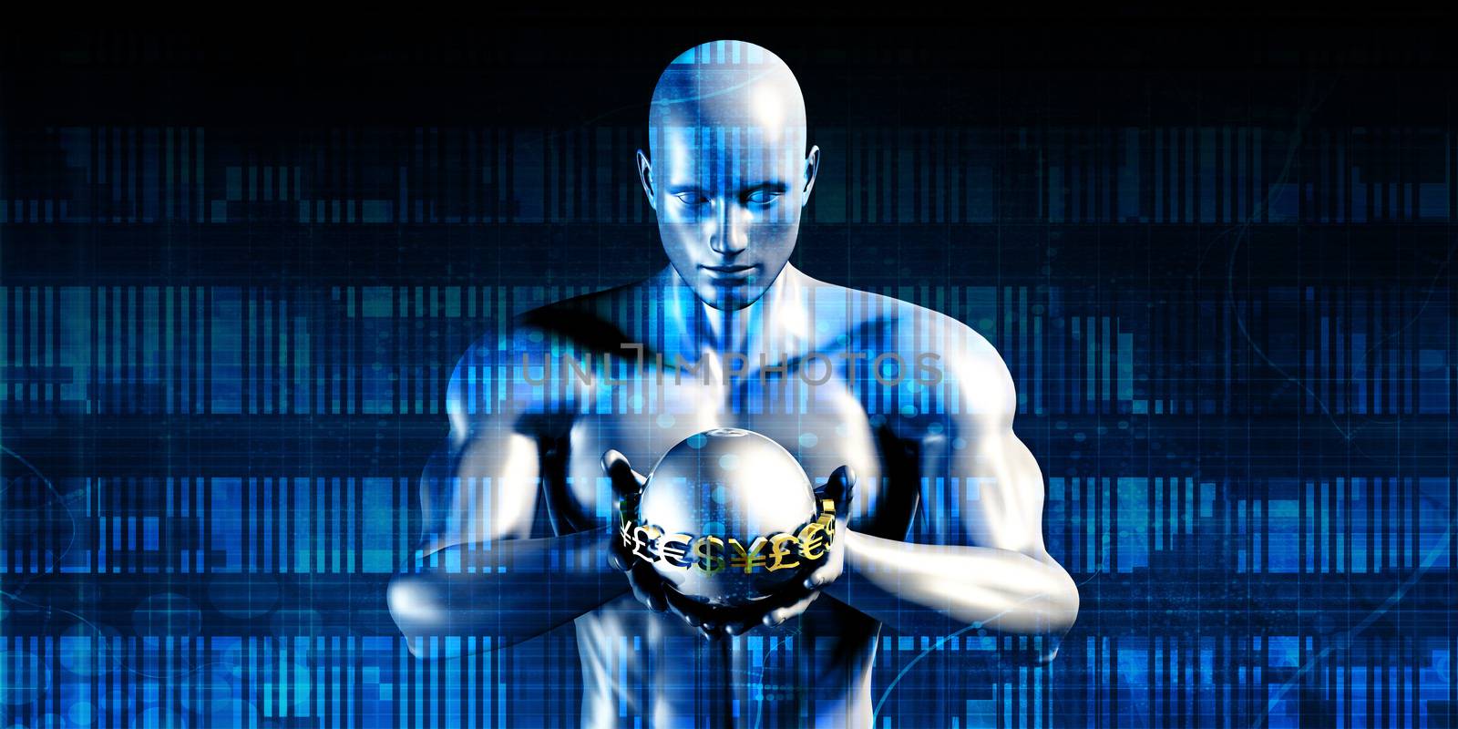 Technology Background as a Digital Abstract Art