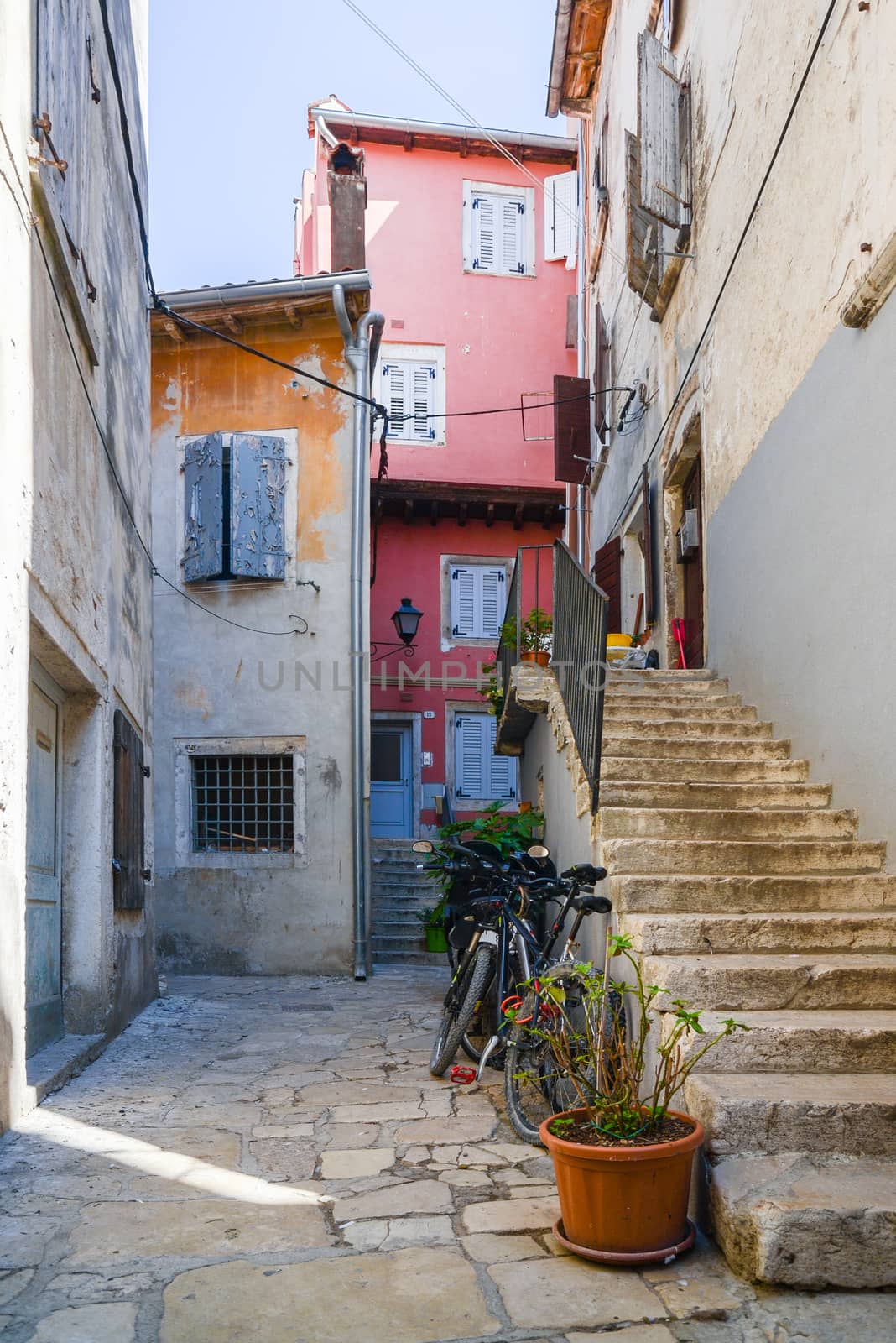 old town in Rovinj Croatia by vlaru