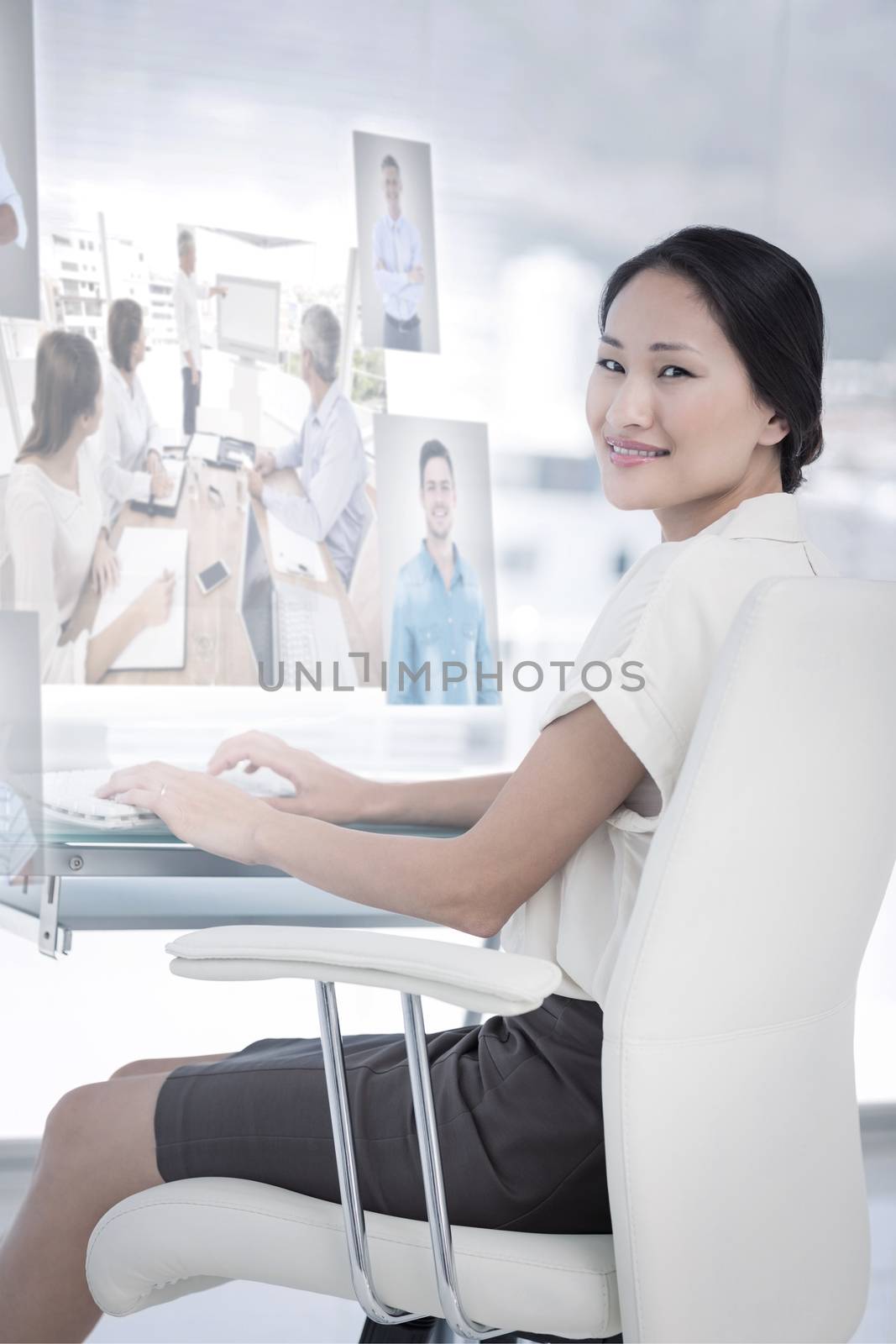 Composite image of business people having a meeting  by Wavebreakmedia