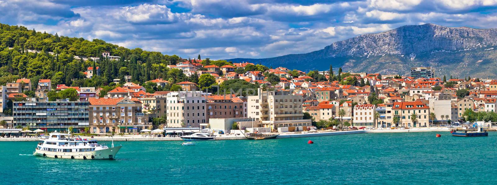 City of Split waterfront panorama, Dalmatia, Croatia