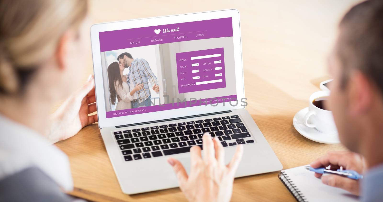 Composite image of online dating app by Wavebreakmedia