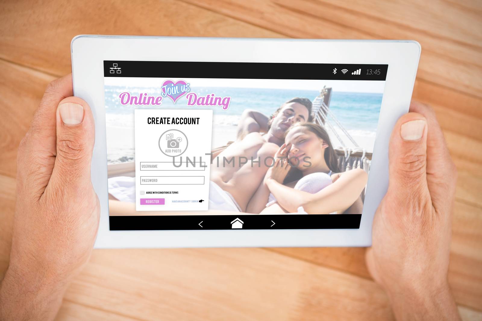 Composite image of online dating app by Wavebreakmedia