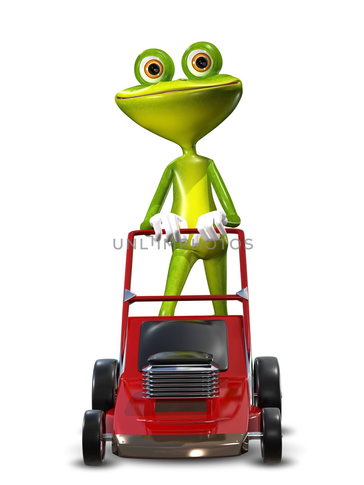 Frog with a frontal mower by brux