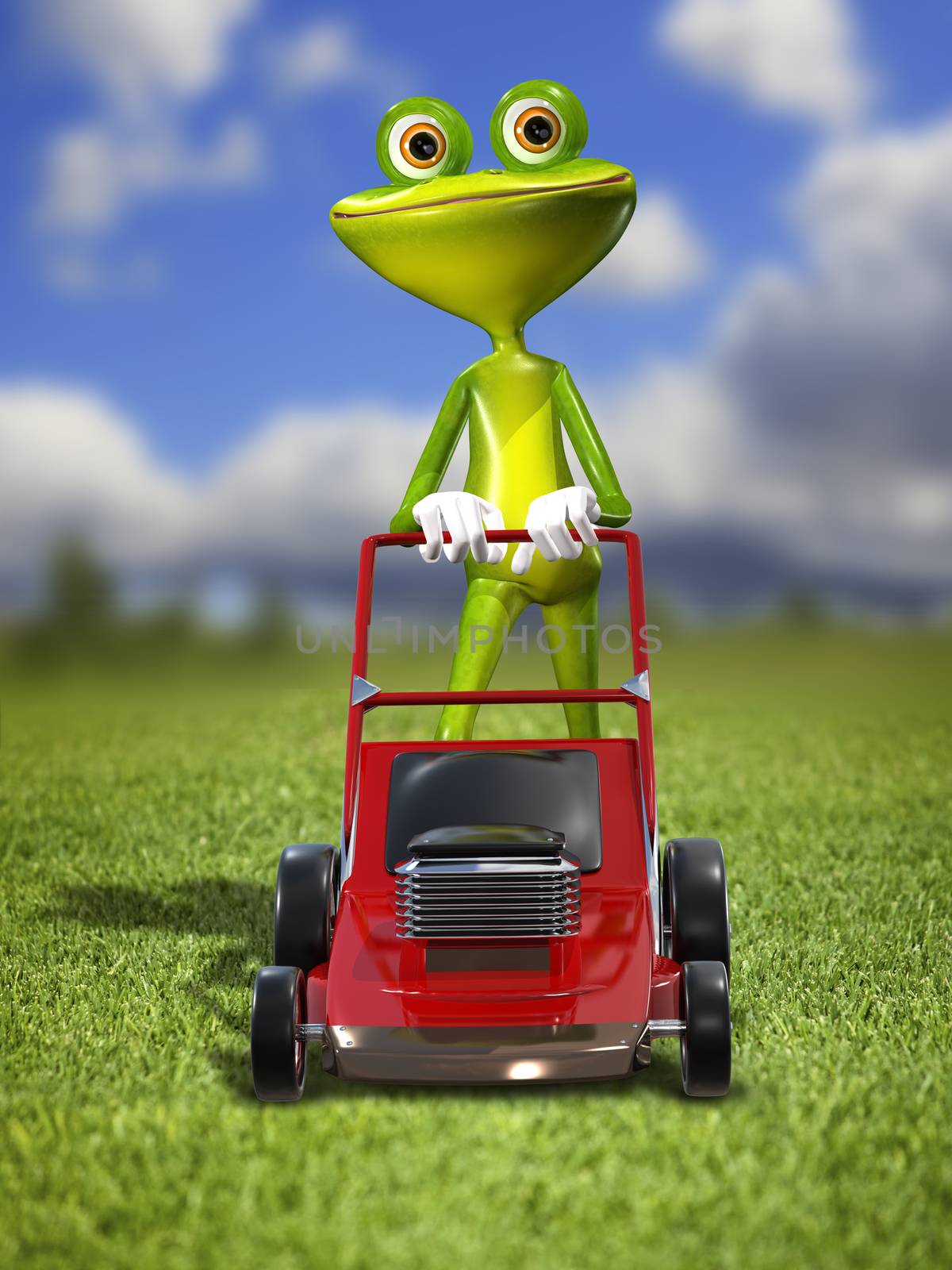 A frog with a frontal mower by brux