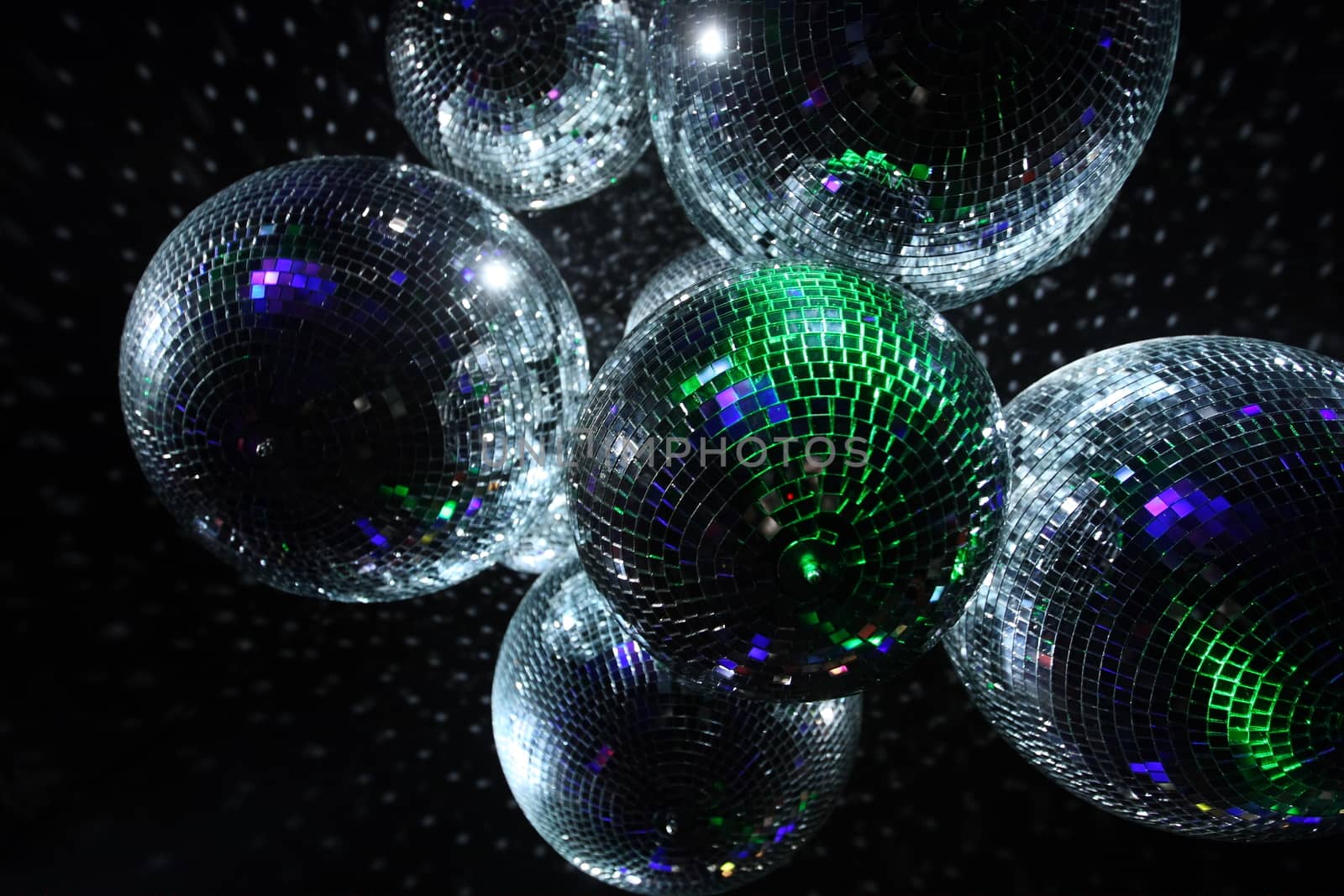 Disco balls in dark  by gorov108