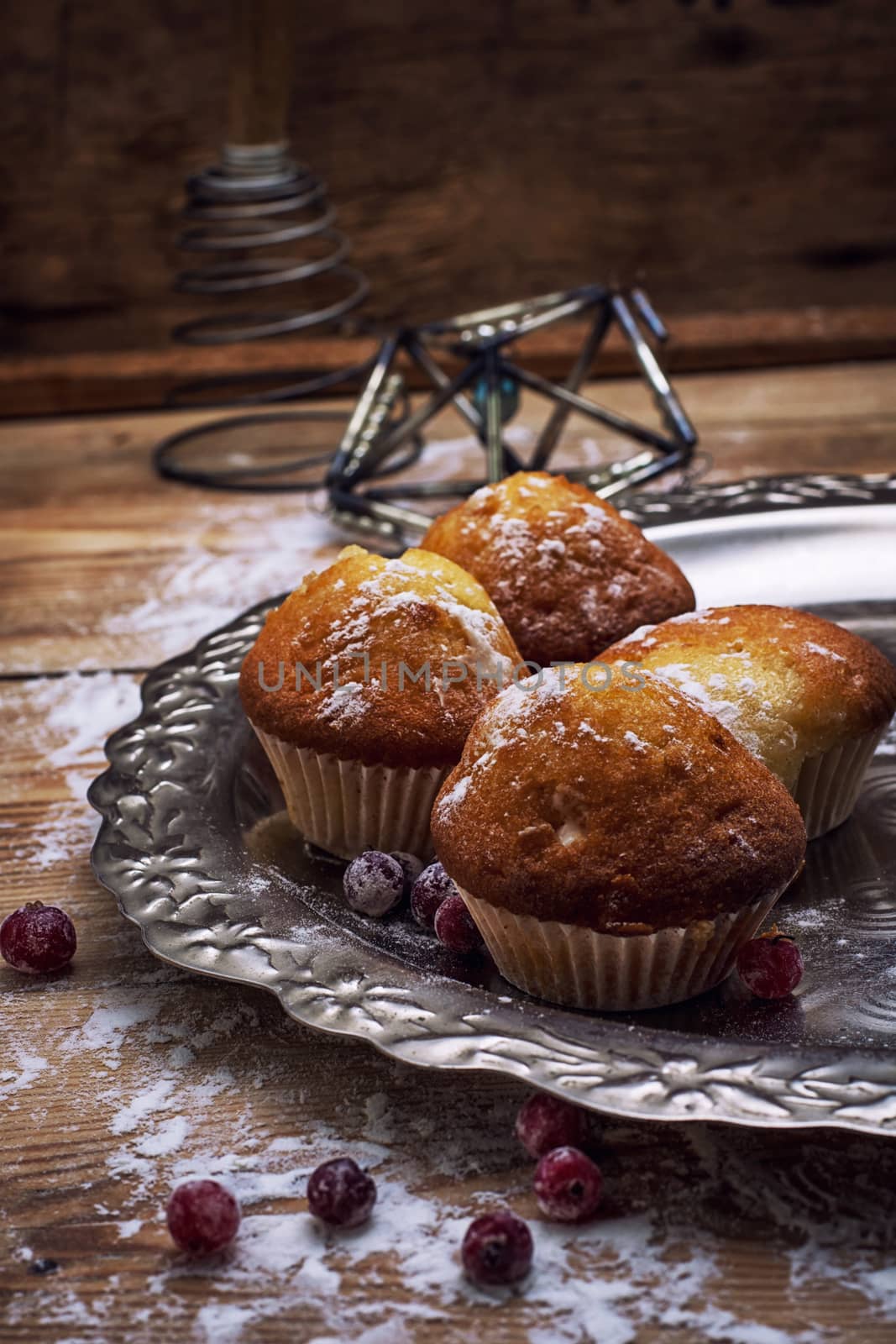 delicious home cooked fragrant fresh baked muffins