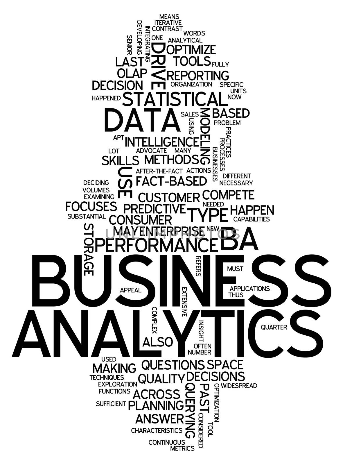 Word Cloud "Business Analytics" by mindscanner