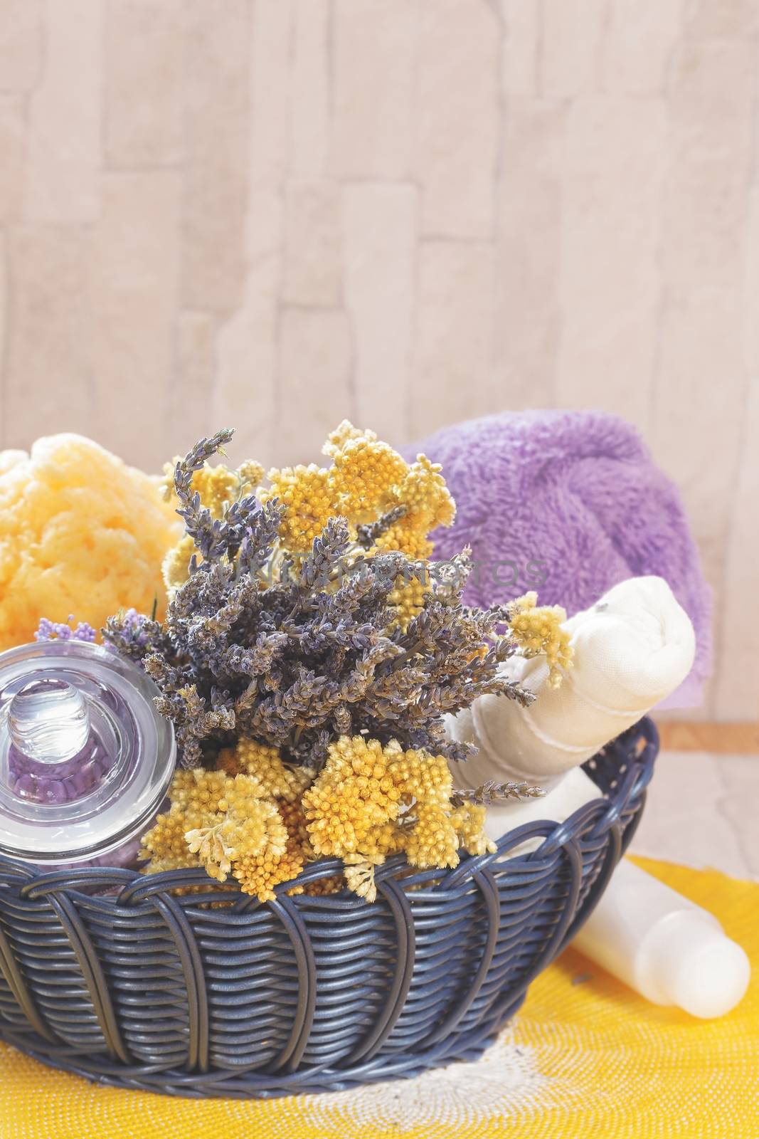 Natural spa treatment with lavender and helichrysum (immortelle). by Slast20