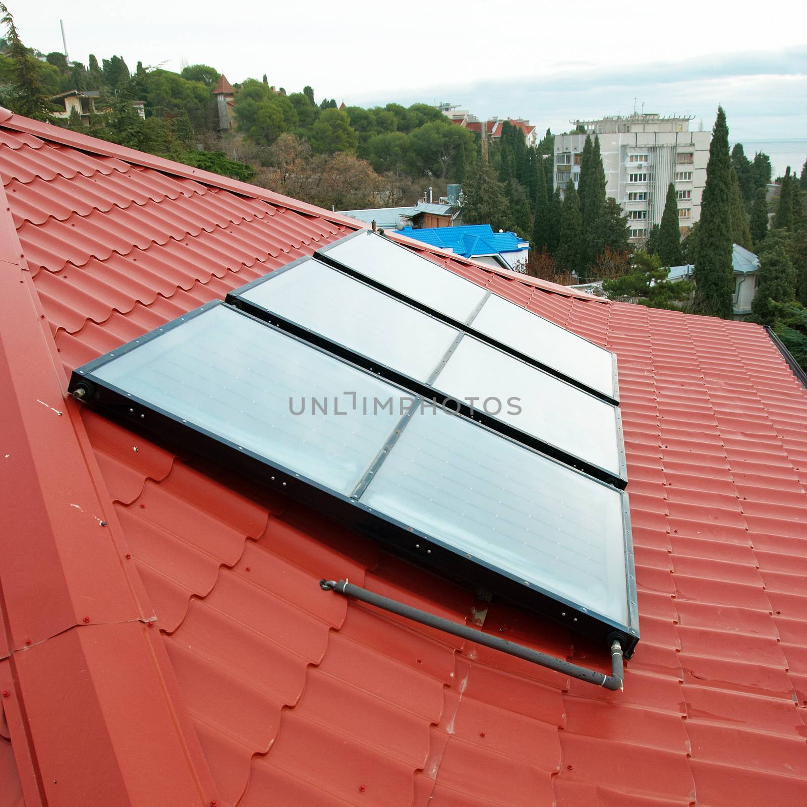 Solar water heating system. by vapi