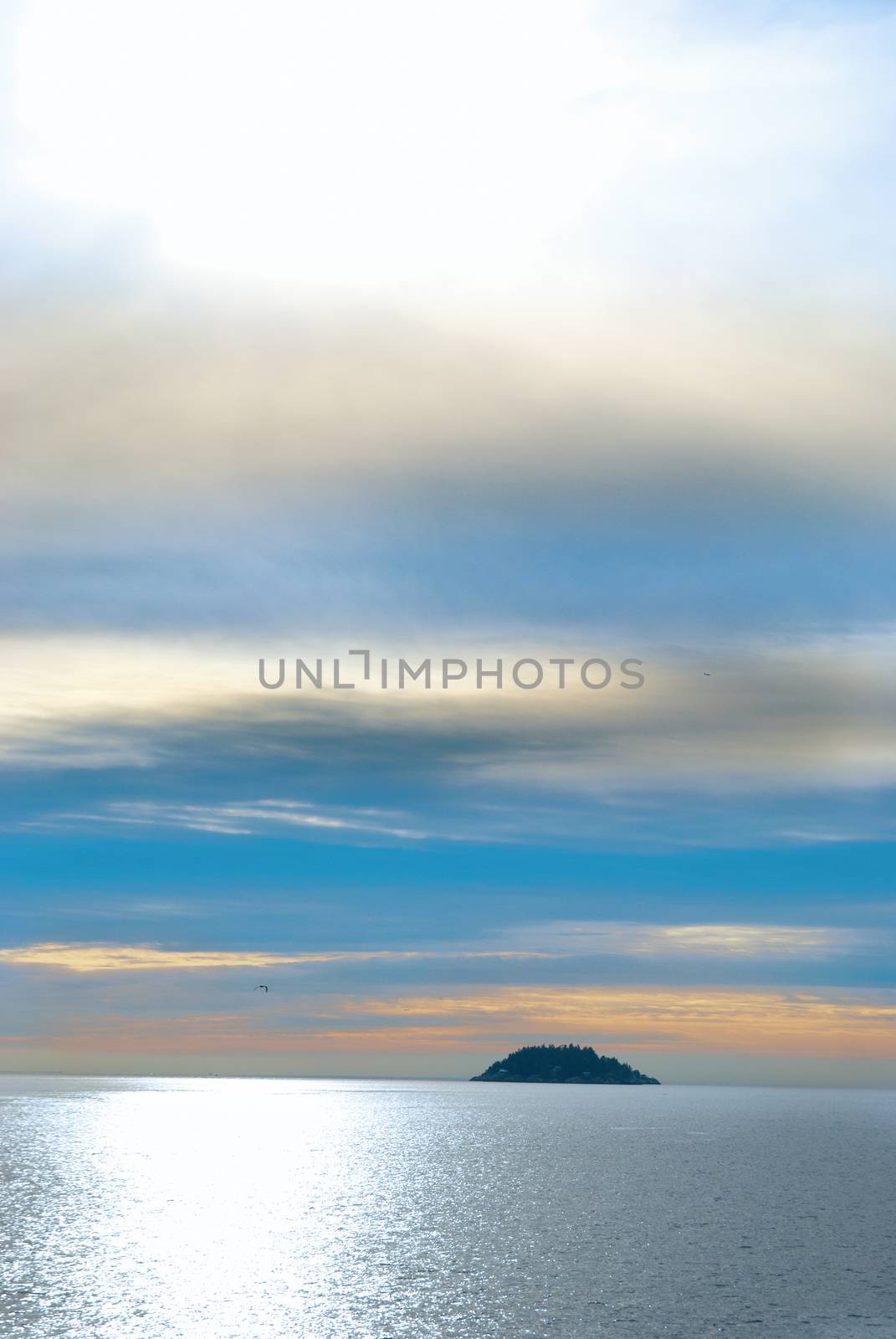 Small island in the sea. by vapi