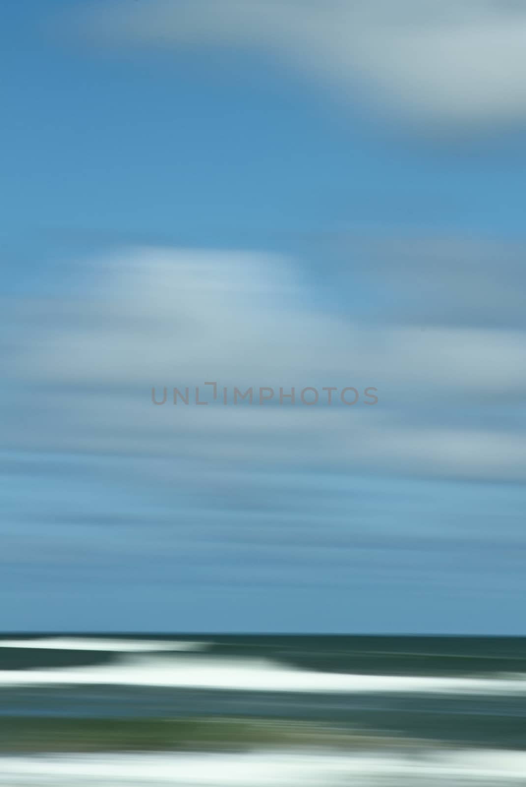 At the beach in the summer in Denmark