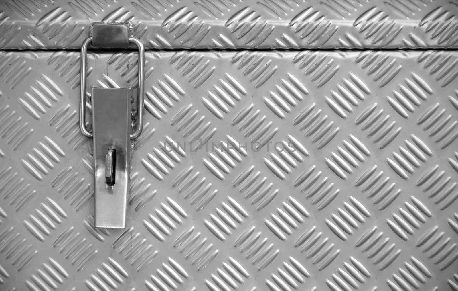 Metal pattern background with lock