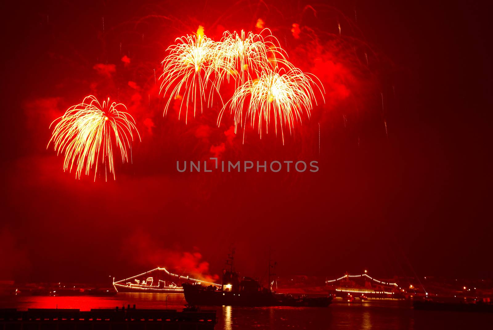 Salute above the bay. Sevastopol. by vapi