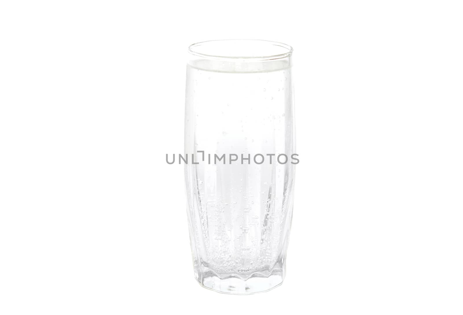 A cold water glass isolated on white. by vapi