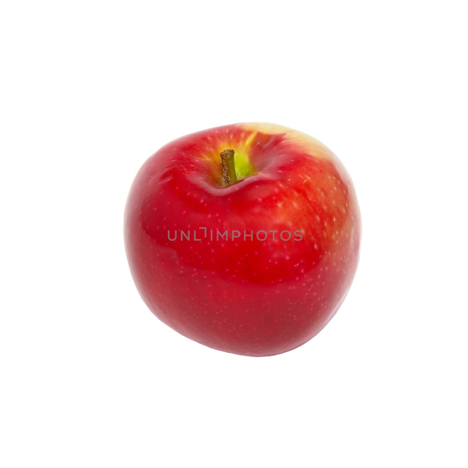 Red fresh apple isolated on white. by vapi