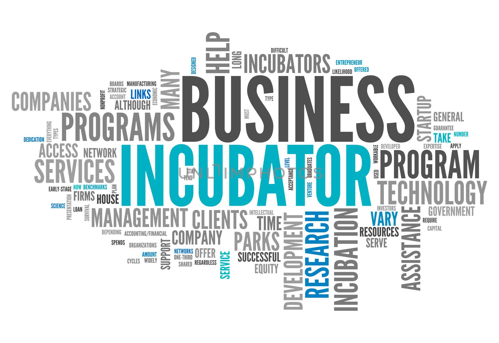 Word Cloud with Business Incubator related tags