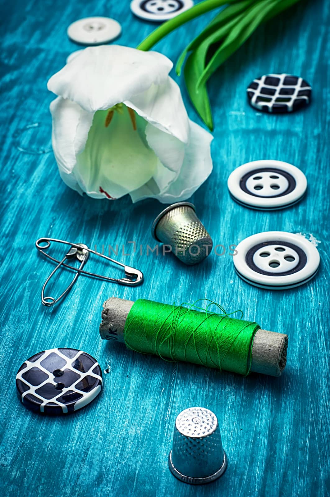 thread and buttons by LMykola