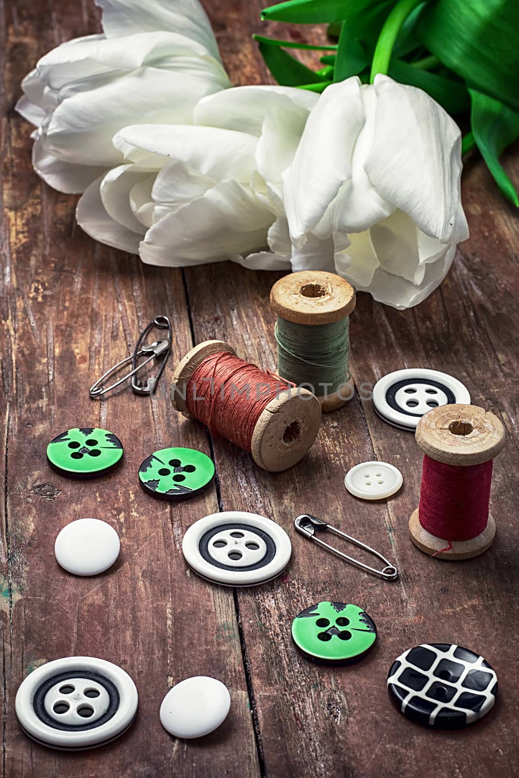 thread and buttons by LMykola