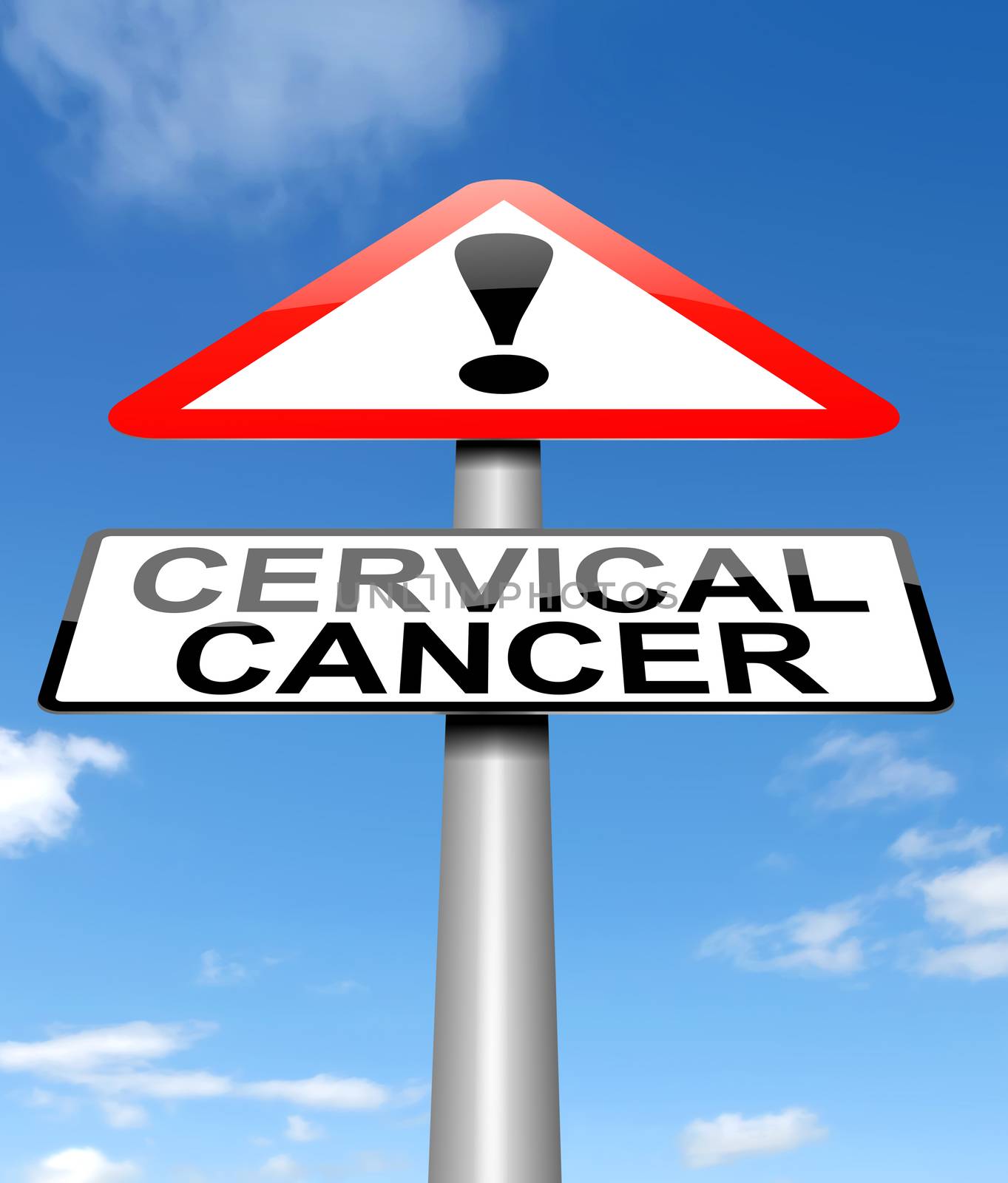 Cervical cancer sign concept. by 72soul