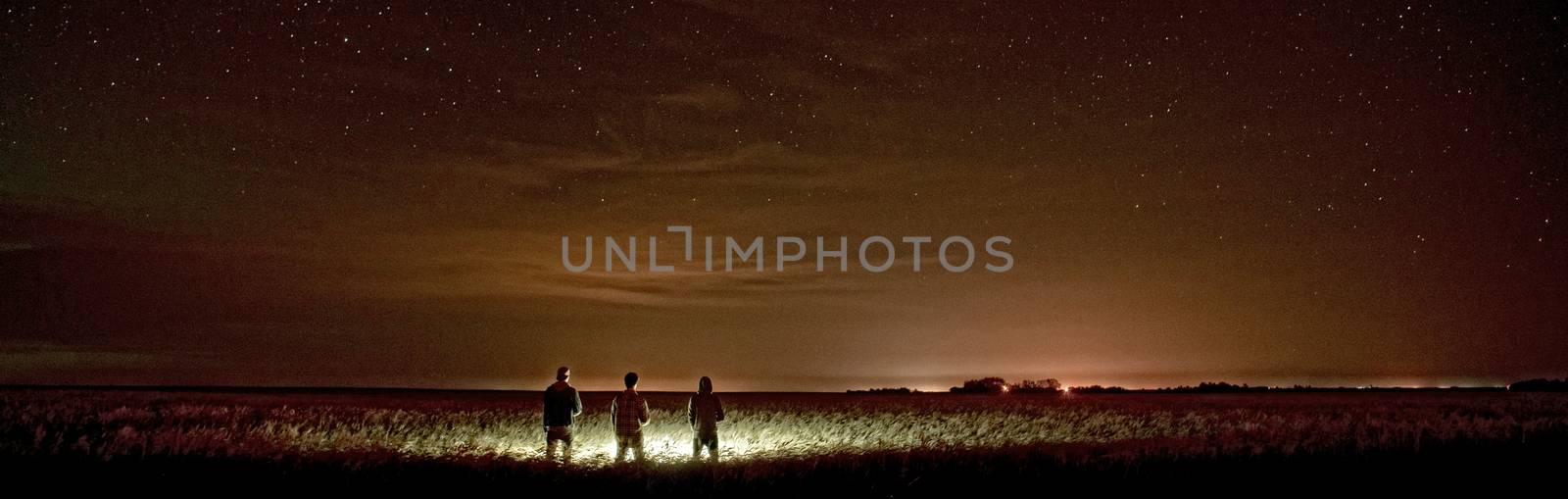 People watching the night horizon by JRTBurr