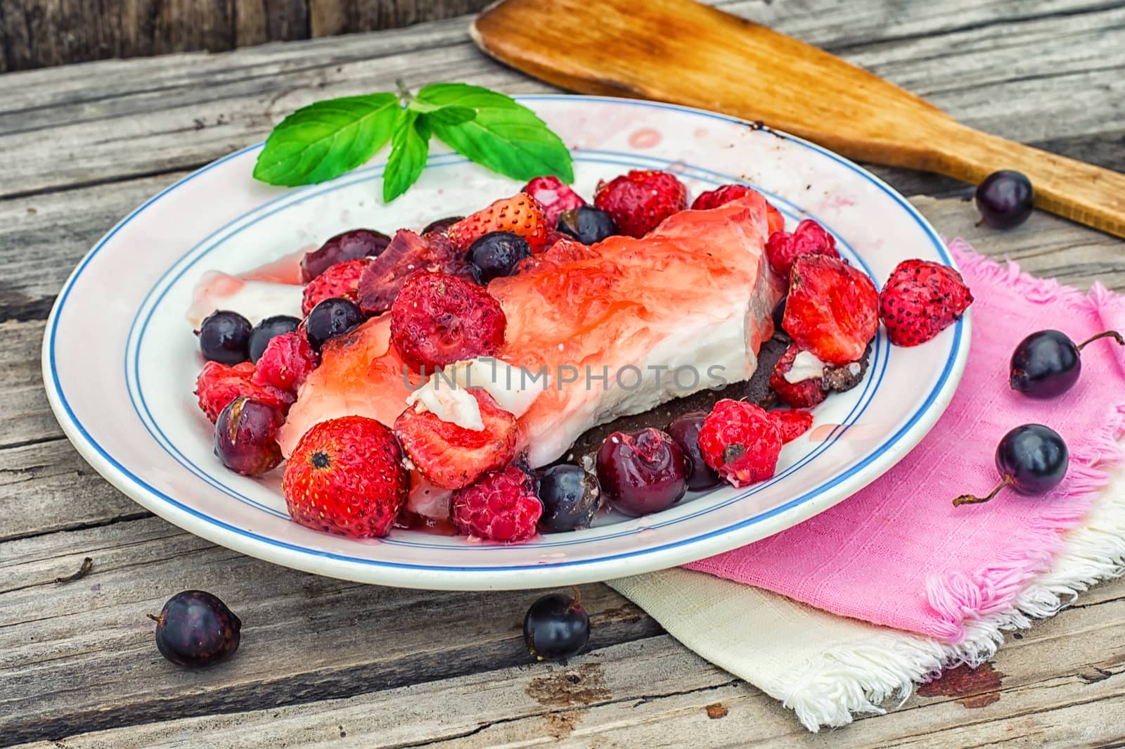 fruity jelly dessert by LMykola