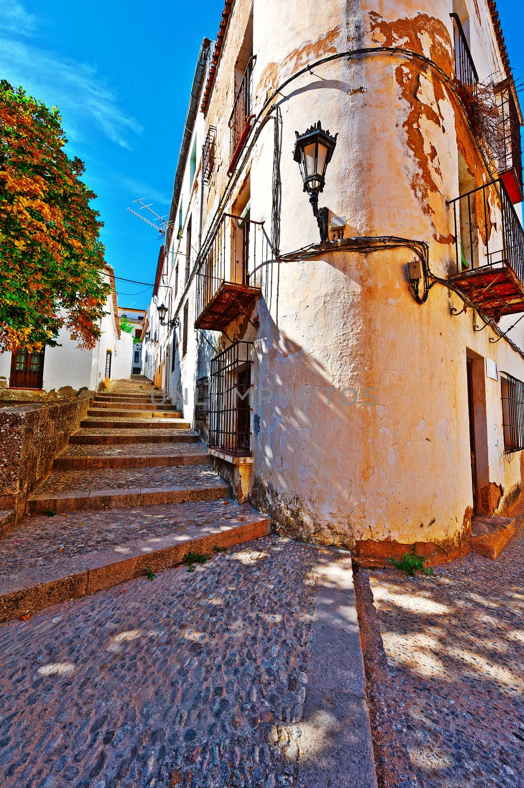 Siesta in the Typical Medieval Spanish City