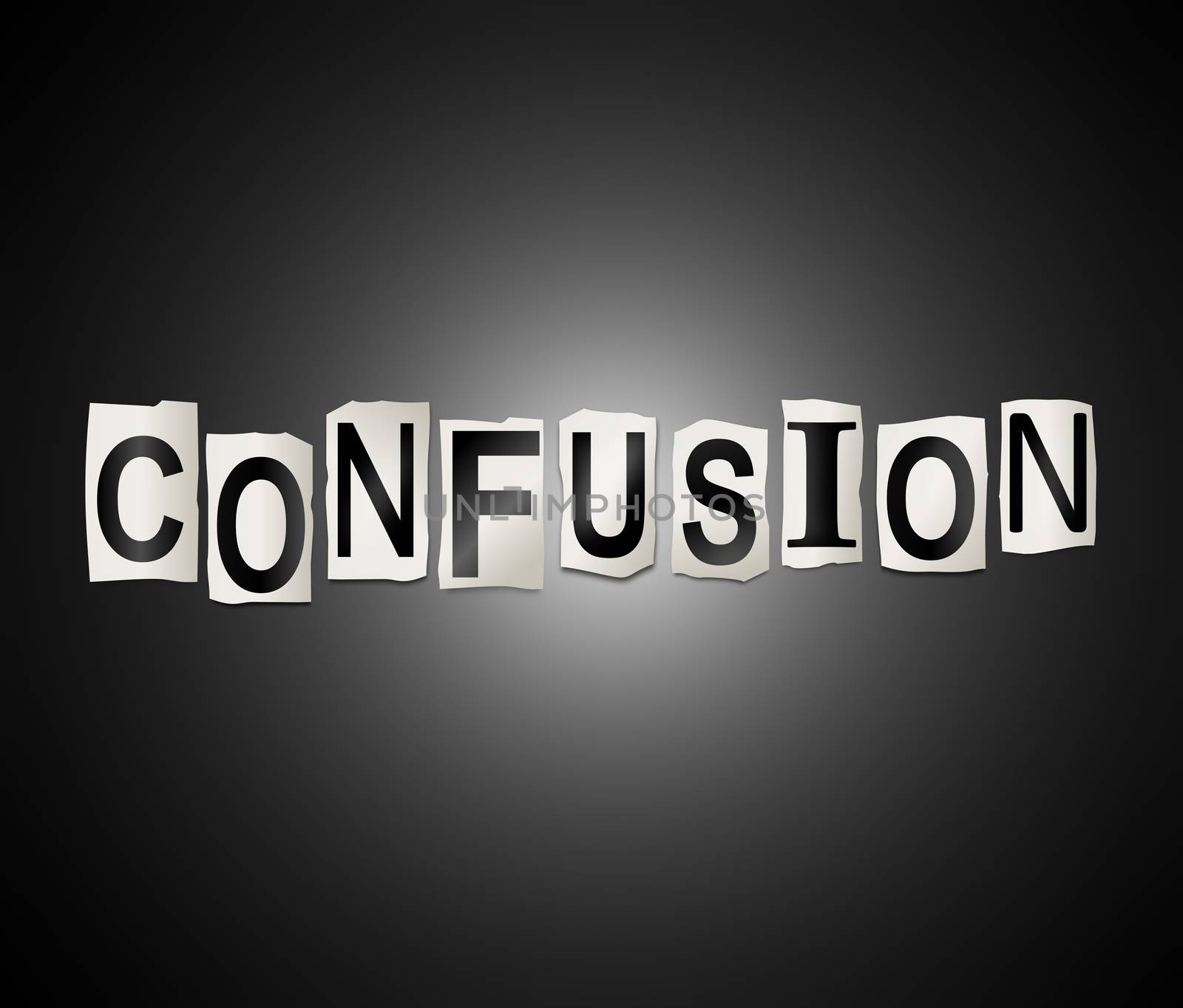 Confusion word concept by 72soul