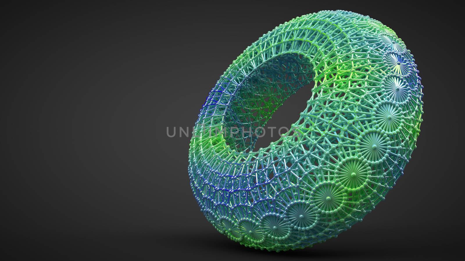 atom particles structure isolated abstract by xtate