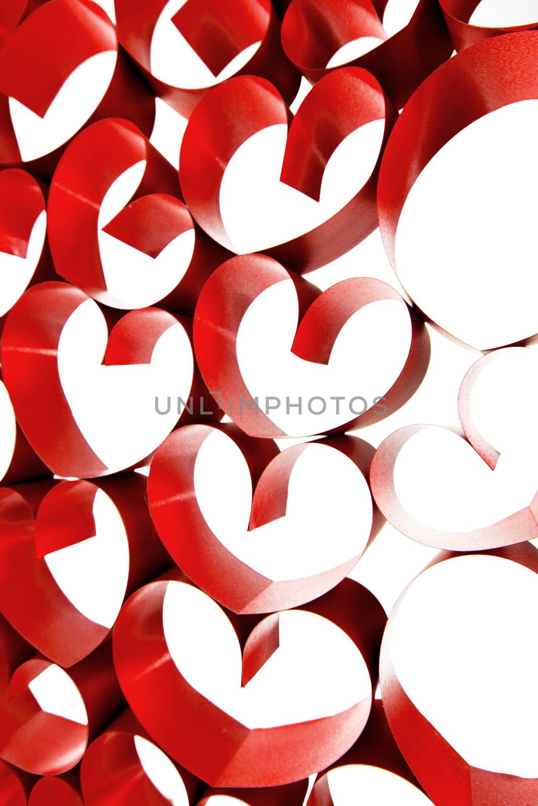 Red ribbon hearts by Yellowj