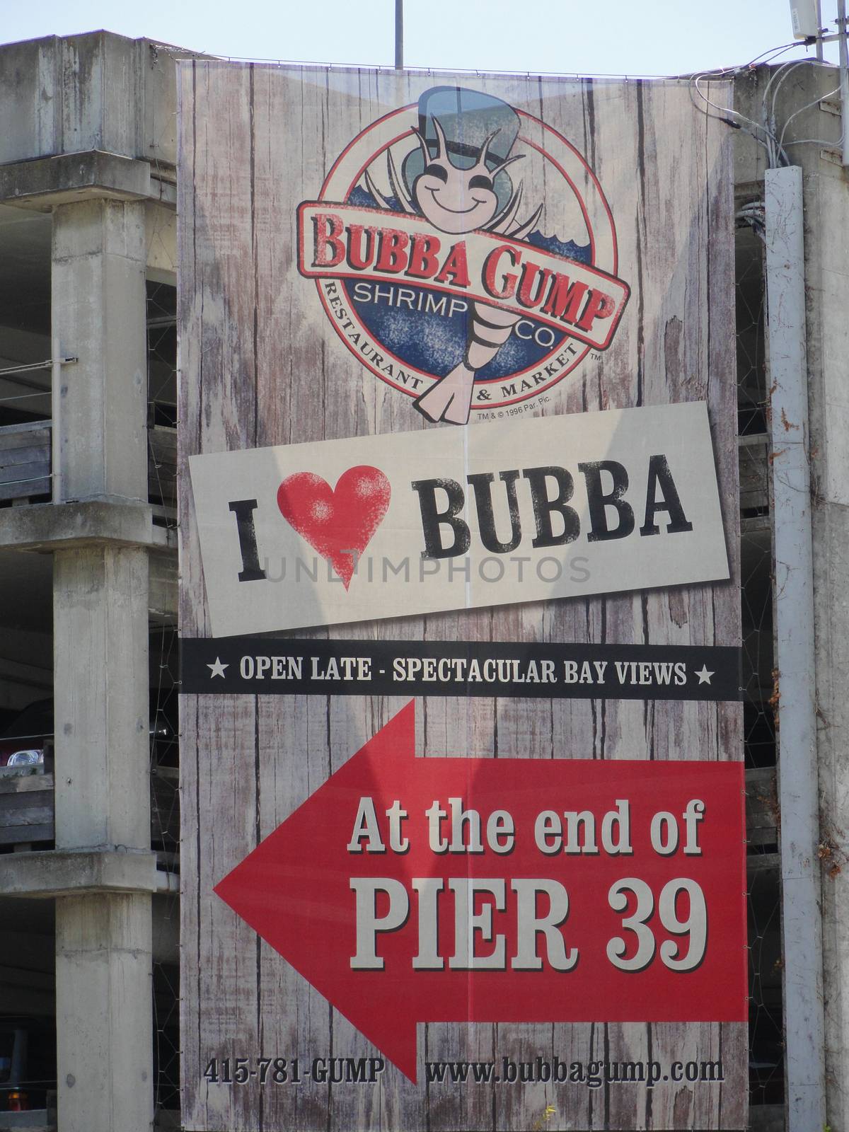 Bubba Gump Shrimp Restaurant Sign by bensib