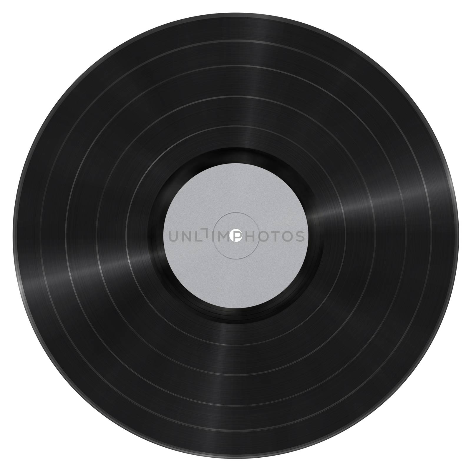 Vynil record cutout by vkstudio