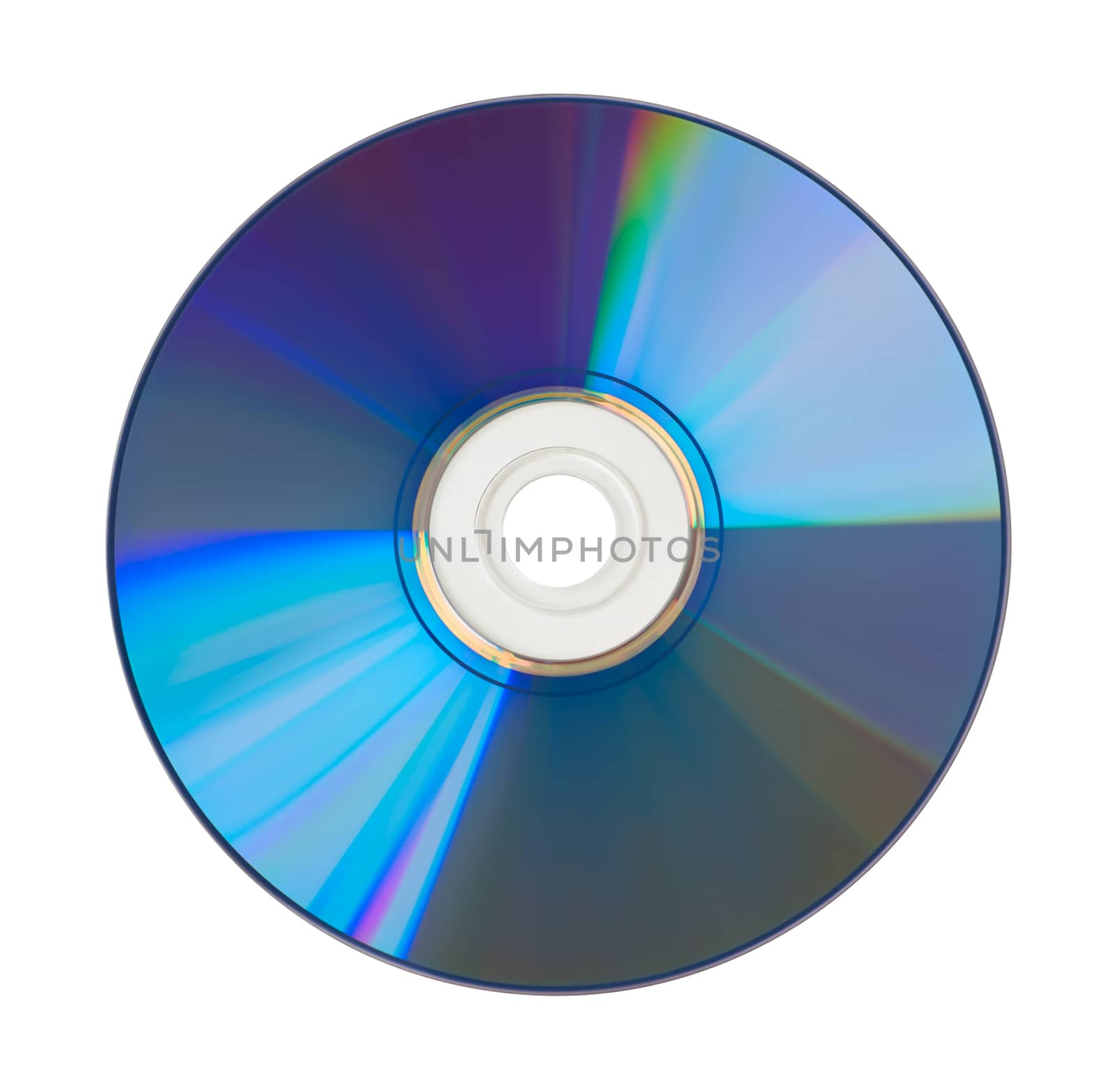 CD / DVD isolated on white with clipping path