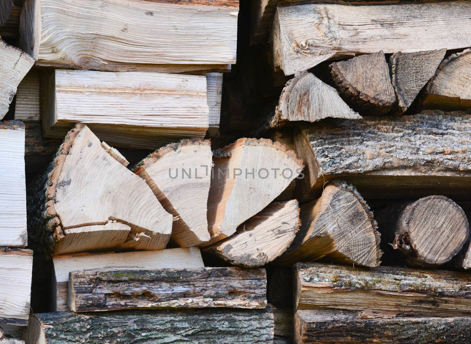 stacked split wood background