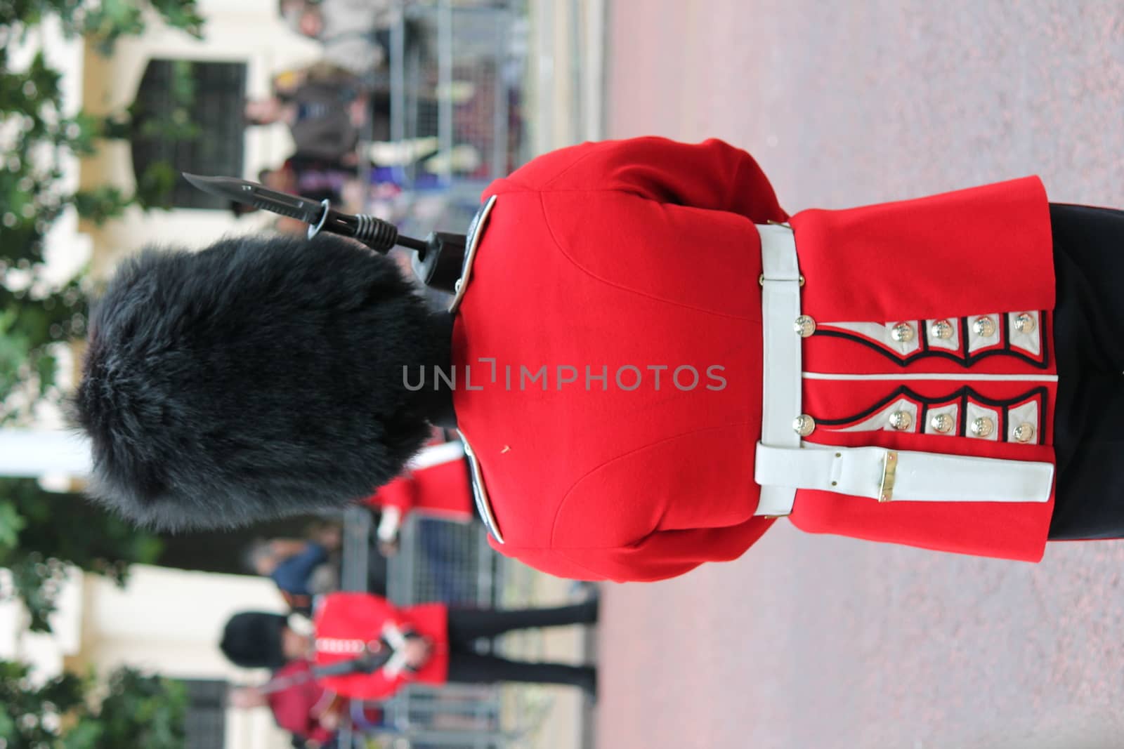 London, UK-June 11 2016, coldstream soldier of the royal guard, June 11.2016 in London