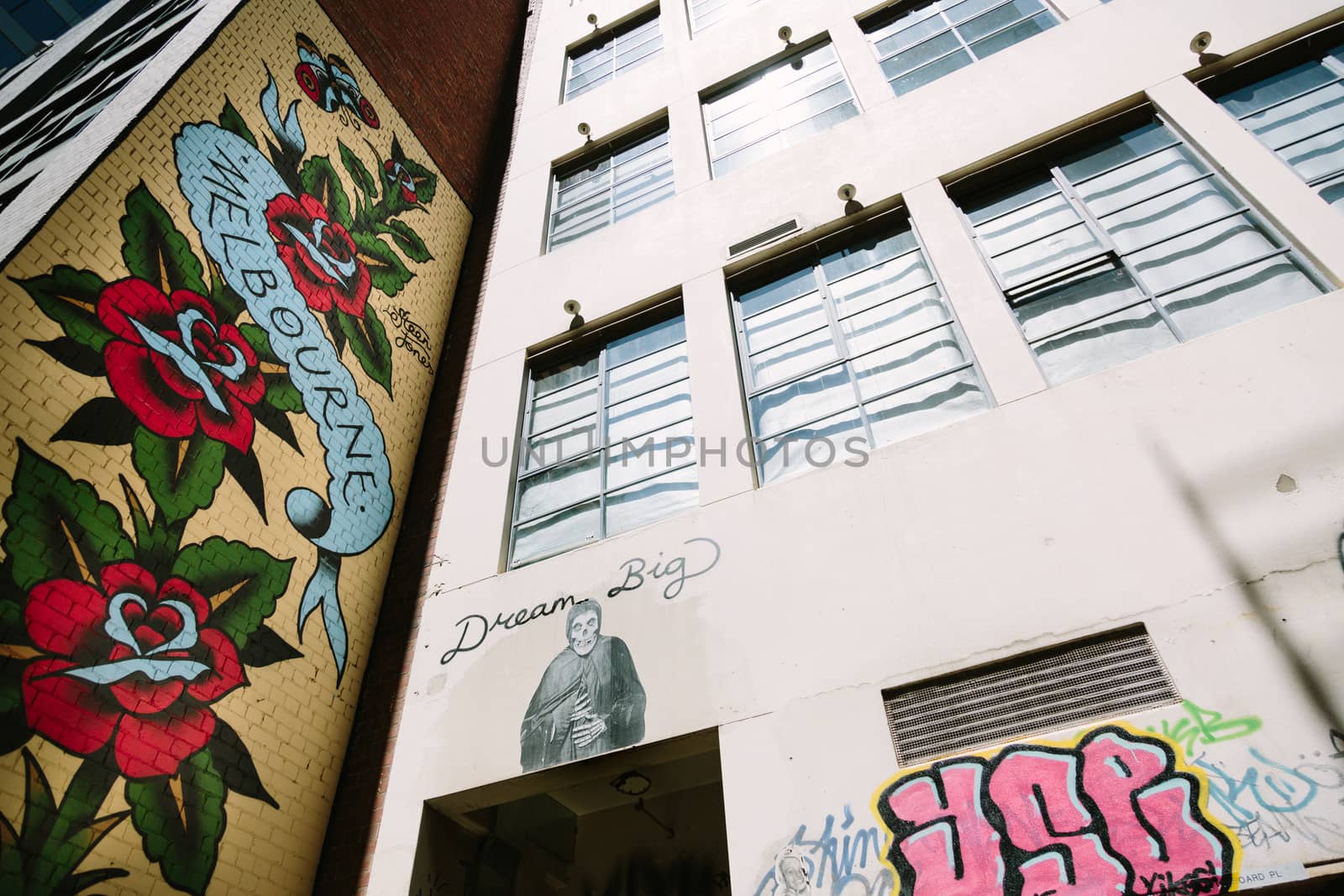 Some of Melbourne's famouse graffiti in its many interesting laneways