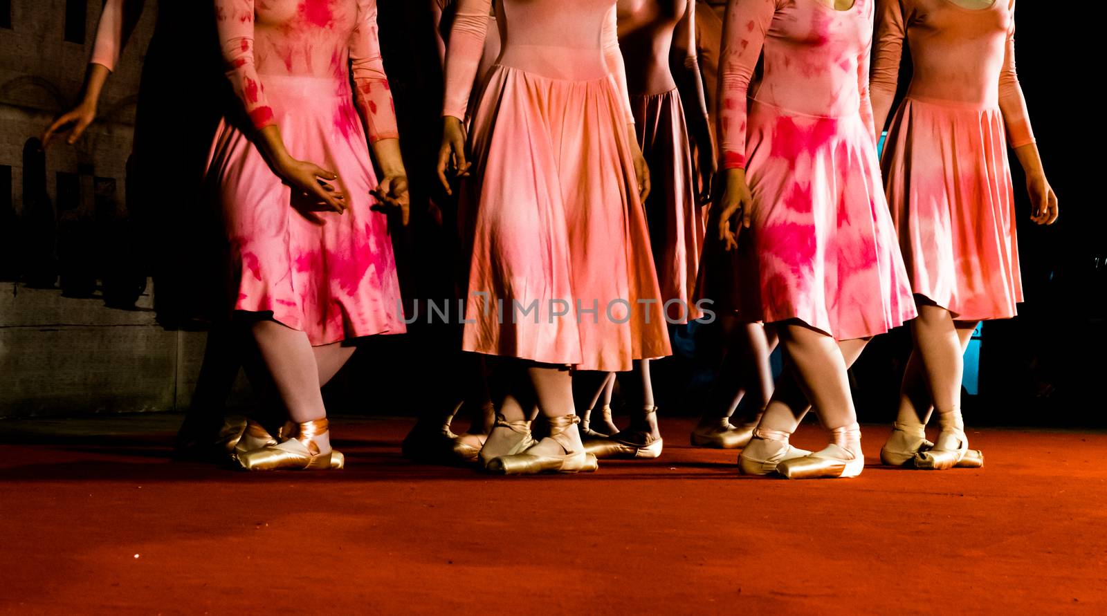 classical dance moves during an evening performance