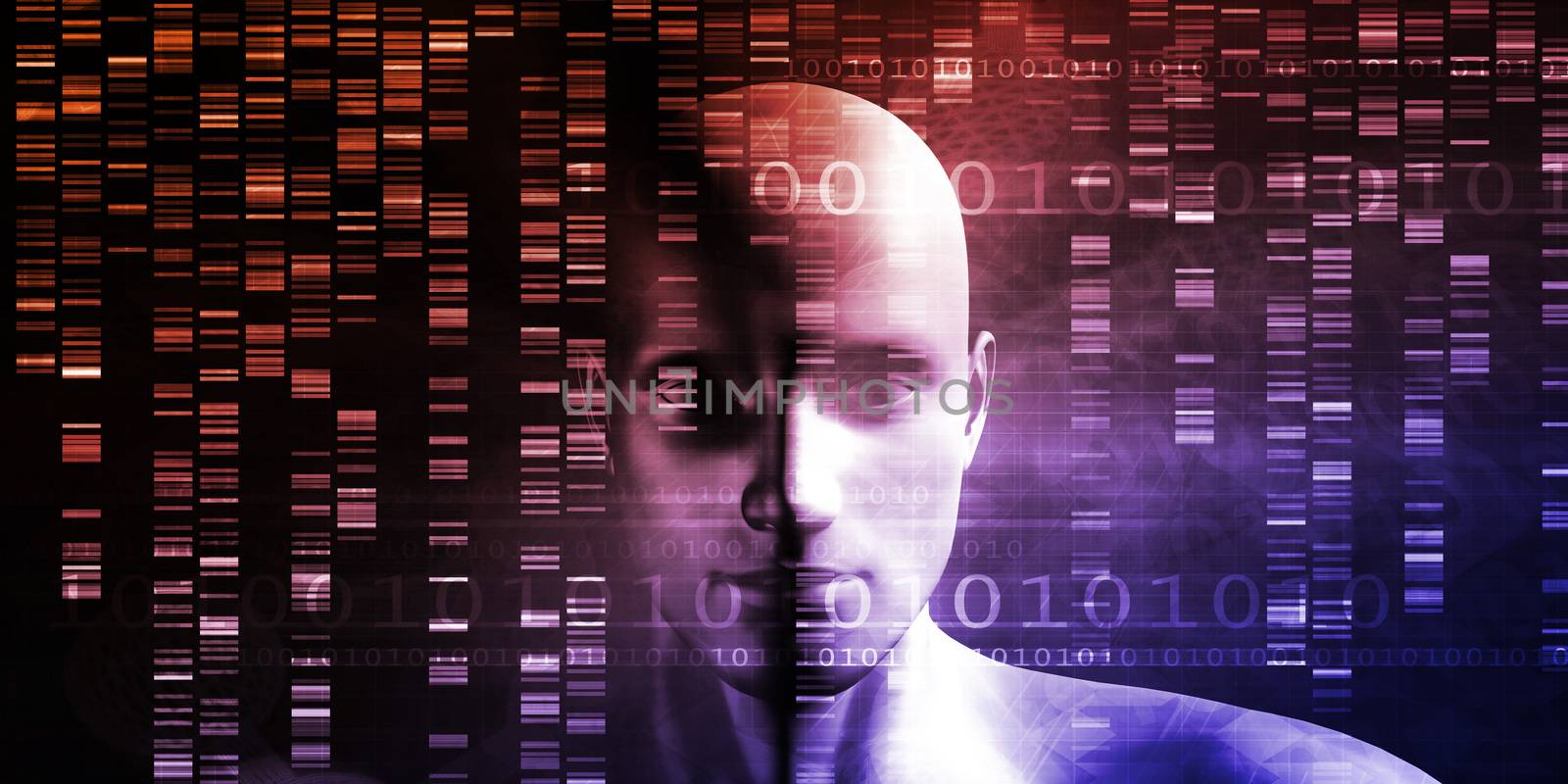 Scientific Research and Genetic DNA Science Concept