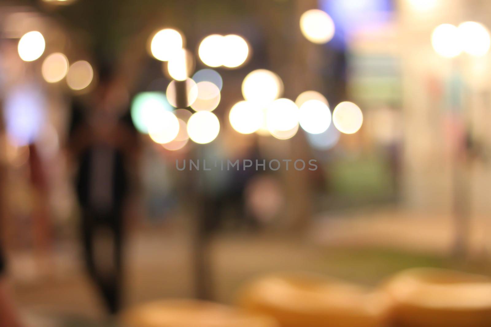 A blurred background bokeh night. by primzrider