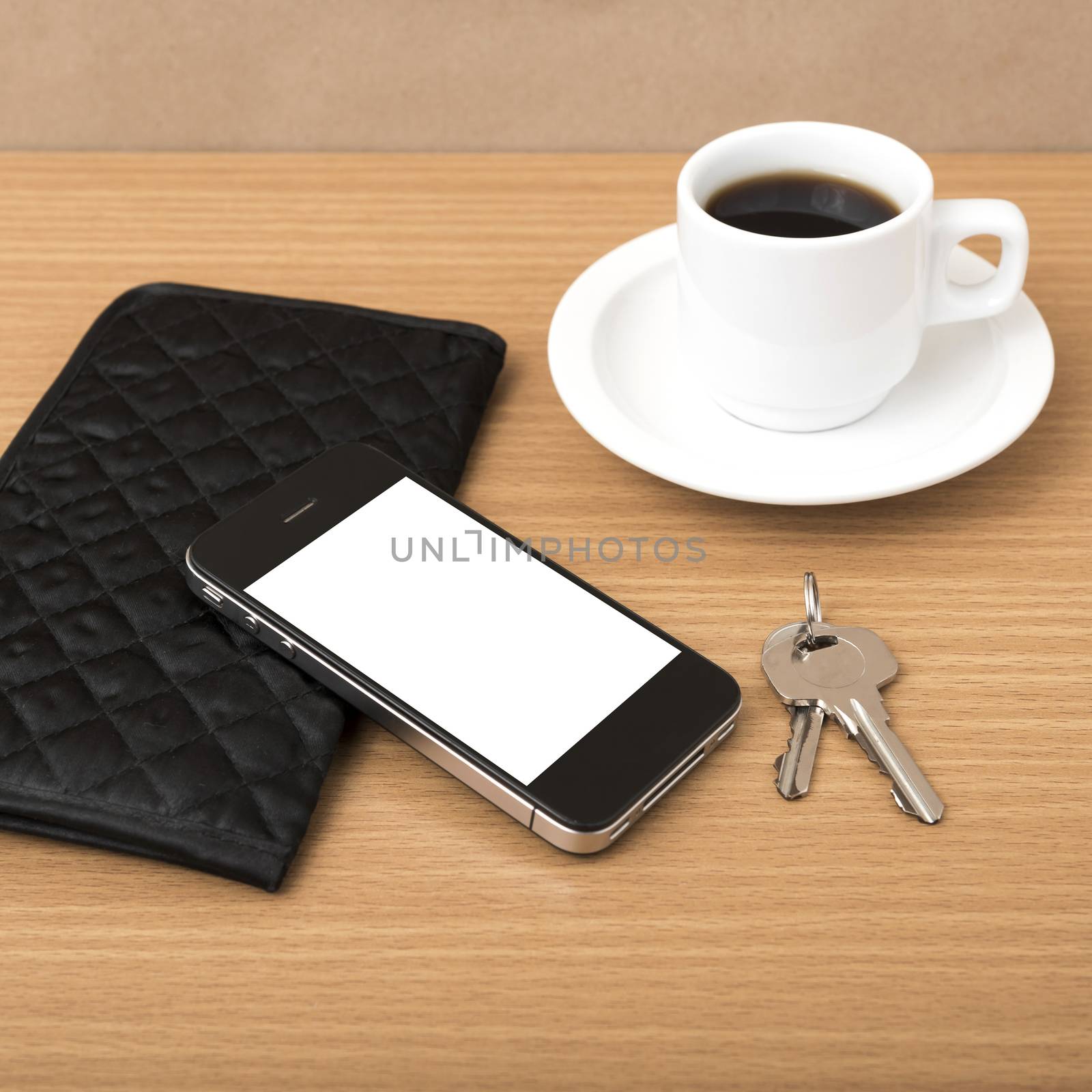 coffee phone key and wallet by ammza12