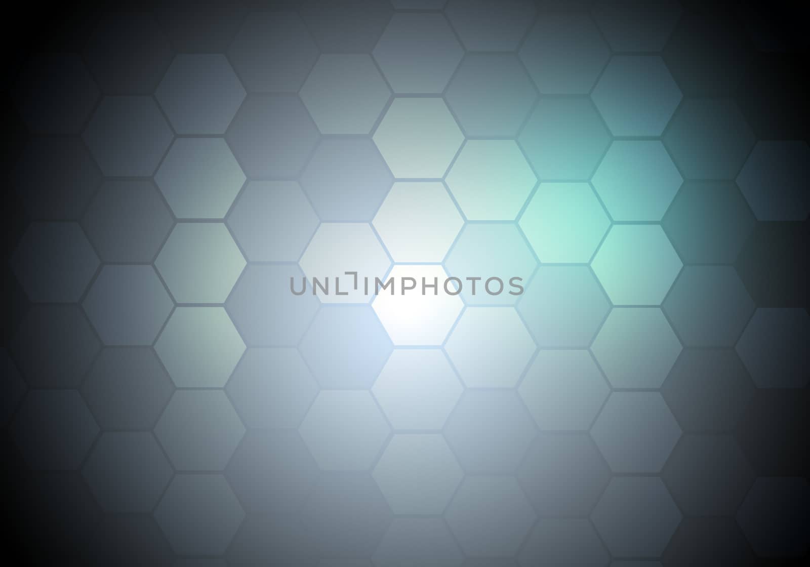 Abstract blue background with light spots, wallpaper