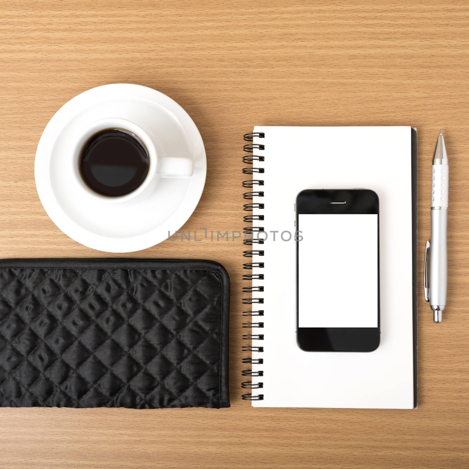 coffee,phone,notepad and wallet by ammza12