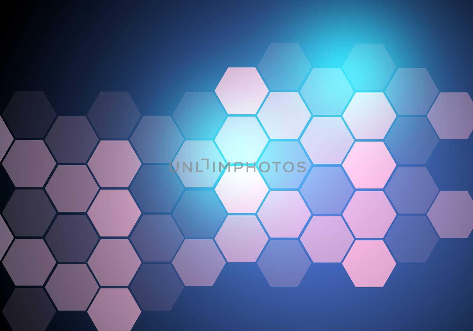 Abstract blue background by cherezoff