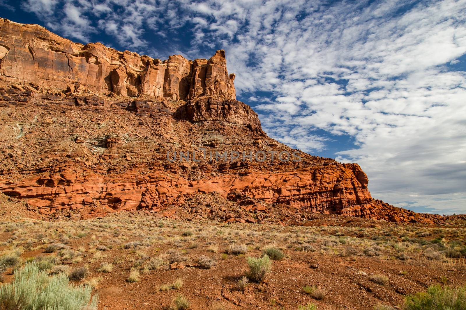 Rock formations in Canyonlands National Park, Wyoming.