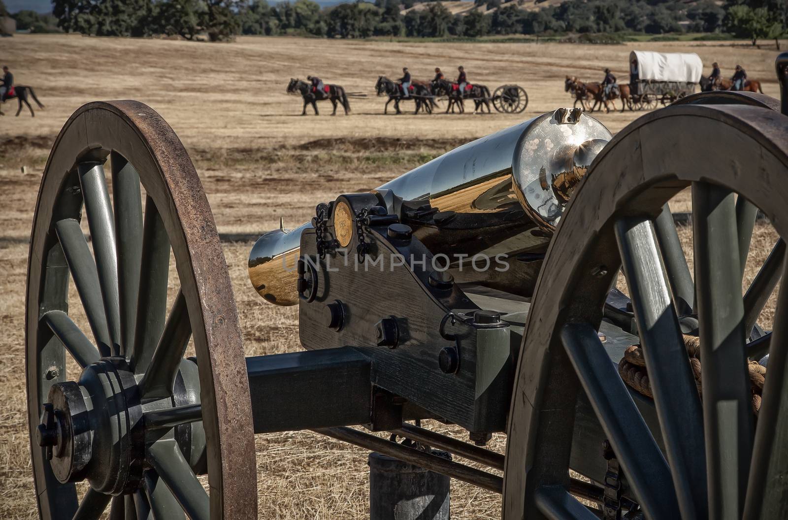Vintage Civil War Cannon by teacherdad48@yahoo.com