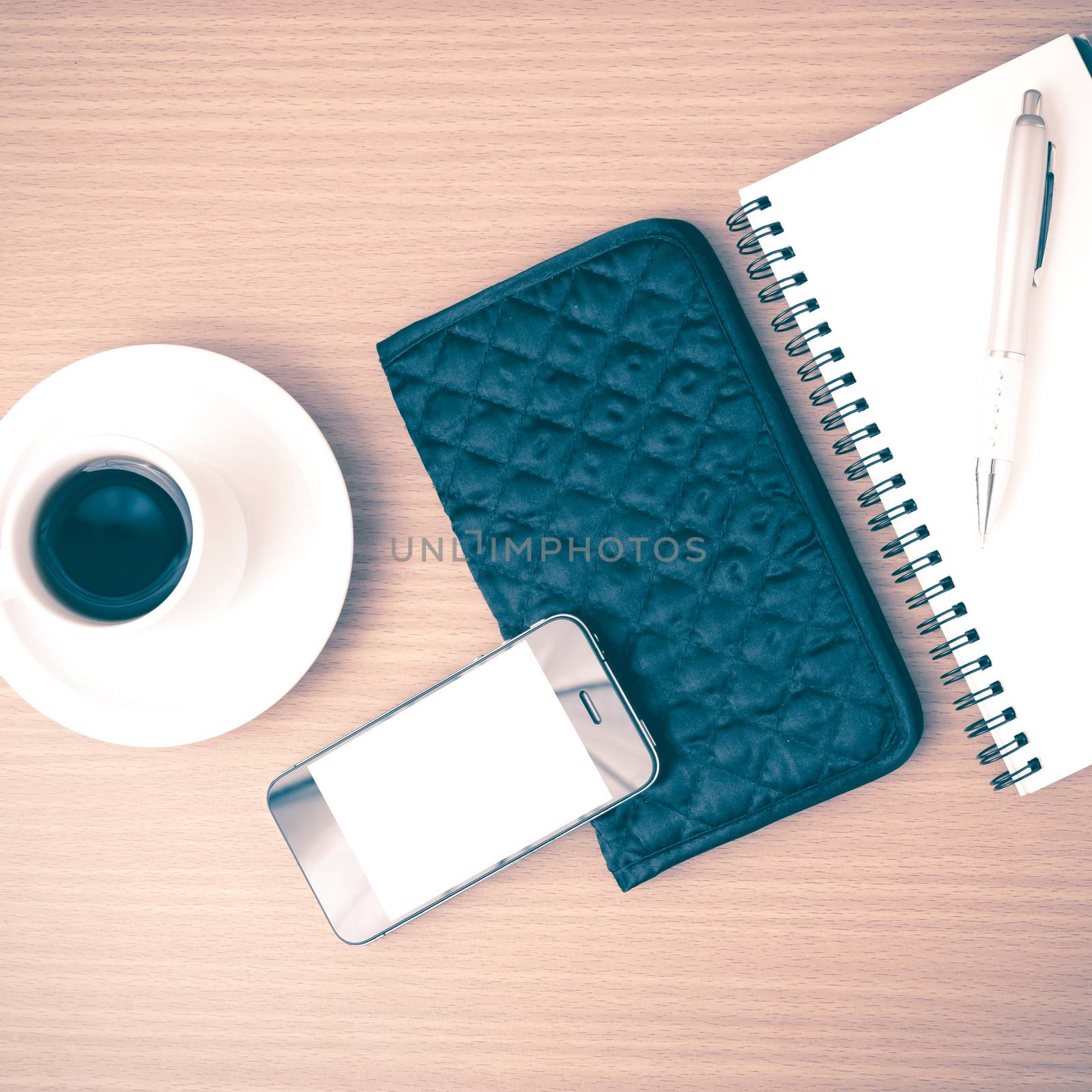 coffee,phone,notepad and wallet by ammza12