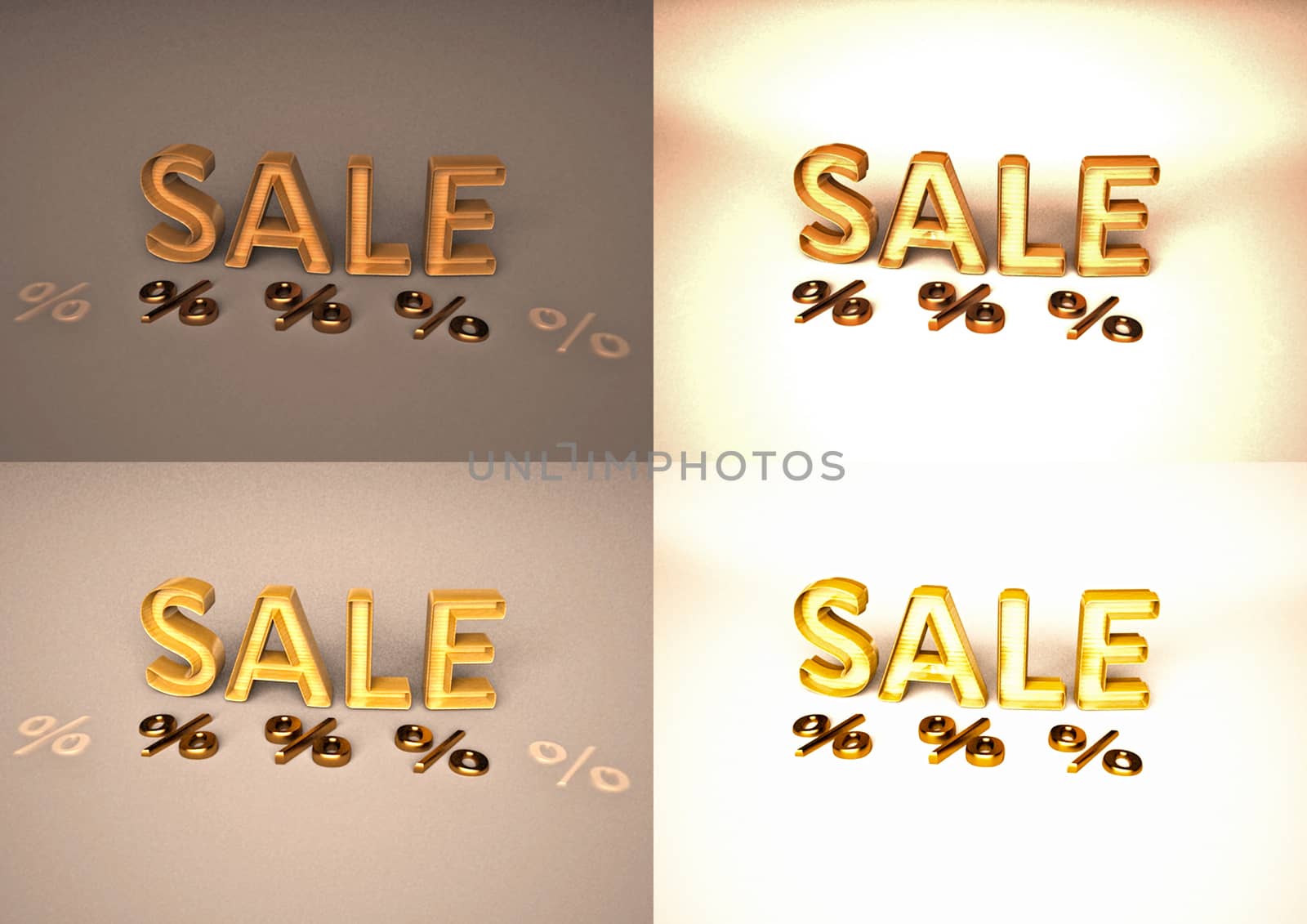 Set of pictures dimensional inscription of SALE and percents near it.