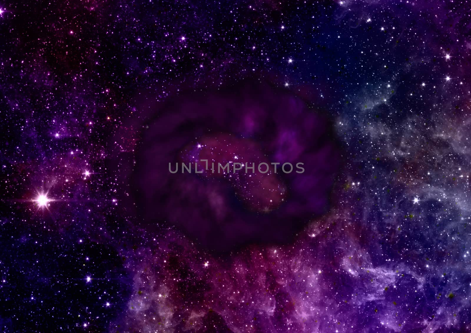 Star field in space a nebulae and a gas congestion. "Elements of this image furnished by NASA".